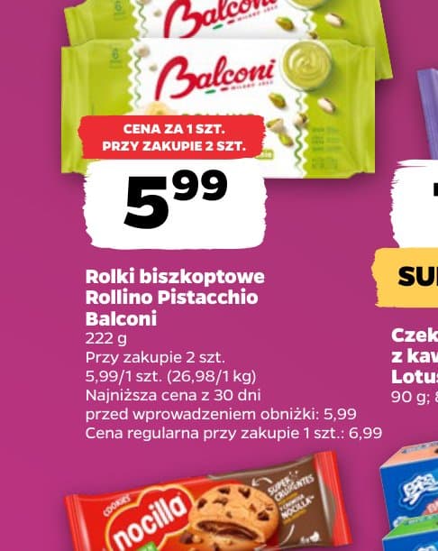 rolki biszkoptowe pistacchio