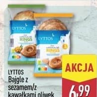 bajgle z sezamem/z kawałkami oliwek