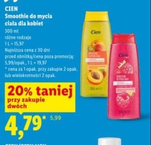 smoothie do mycia ciała dla kobiet