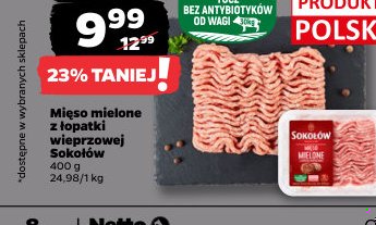 mięso mielone z łopatki wieprzowej