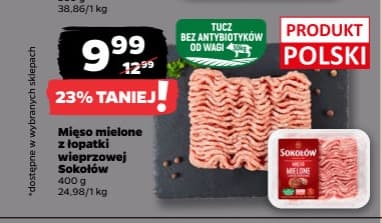 mięso mielone z łopatki wieprzowej