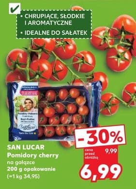 pomidory cherry na gałązce