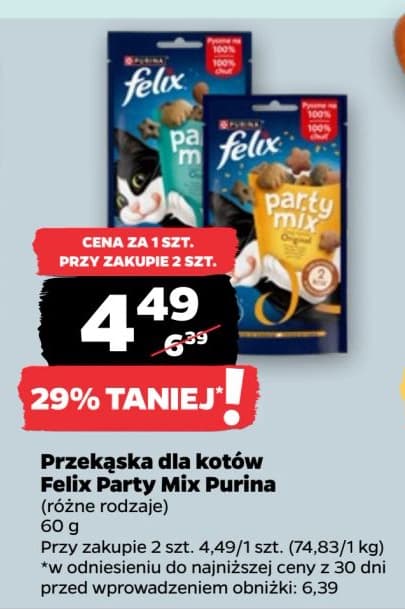 przekąska dla kota party mix