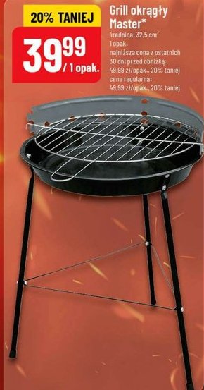 Master grill okrągły 32.5cm