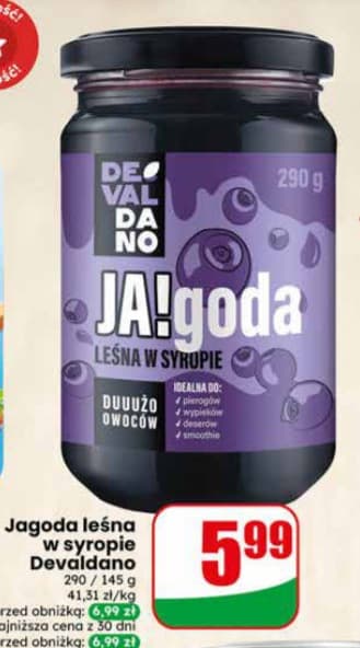 jagoda leśna w syropie