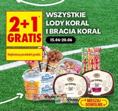 Wszystkie lody Koral i Bracia Koral
