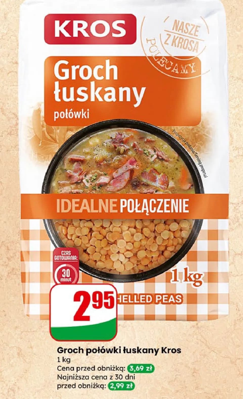 groch połówki łuskany
