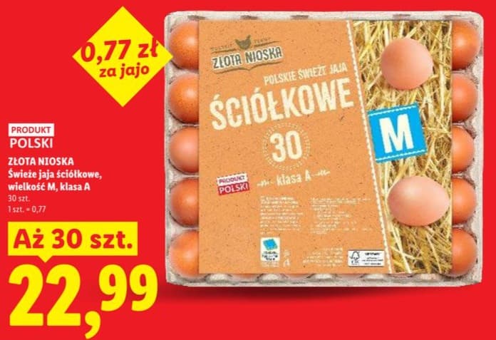jajka ściółkowe klasa A