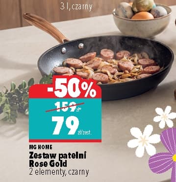 zestaw patelni Rose Gold