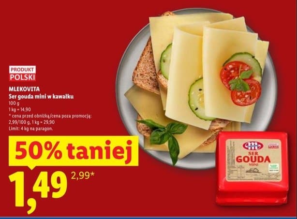 ser gouda mini w kawałku
