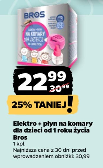 elektro + płyn na komary dla dzieci od 1 roku życia