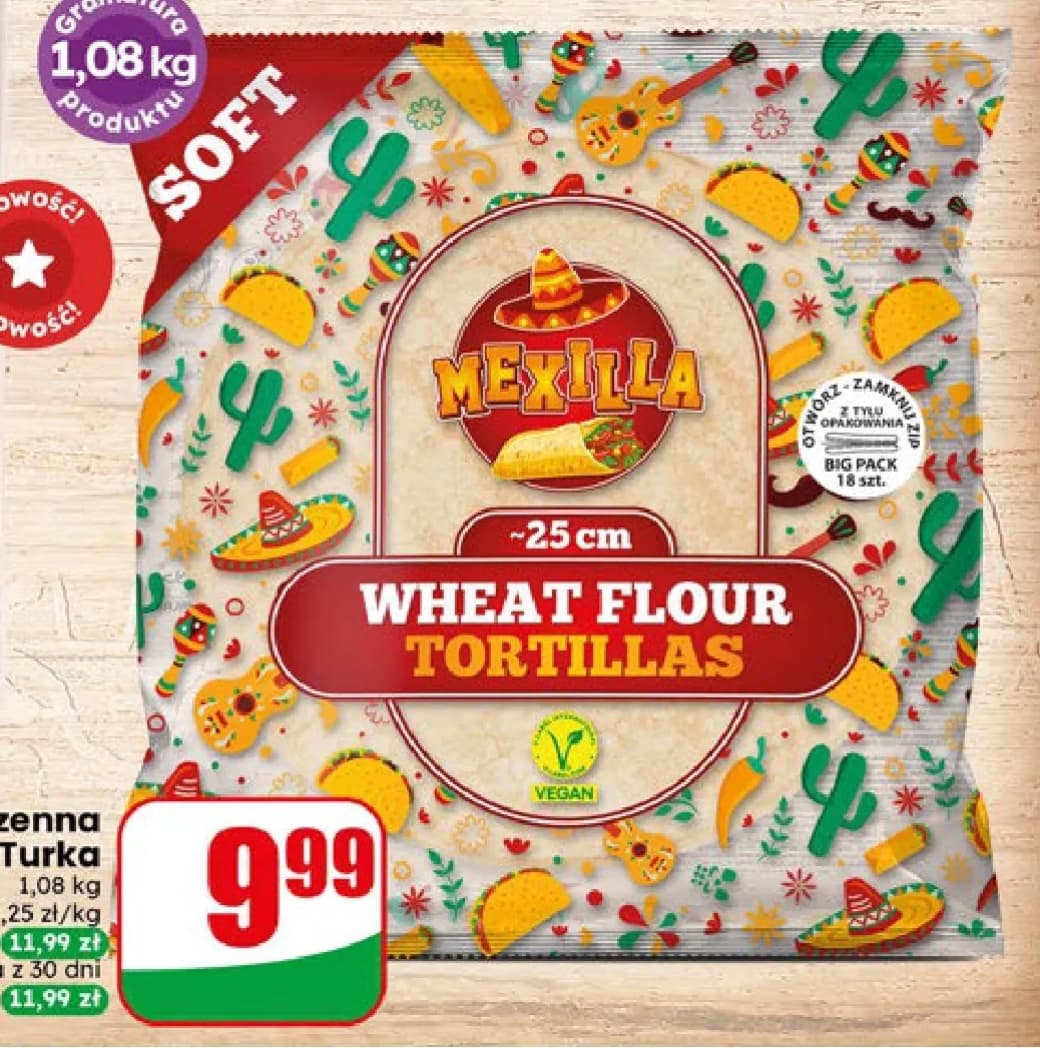 tortilla pszenna