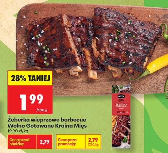 żeberka wieprzowe barbecue