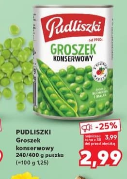 groszek konserwowy