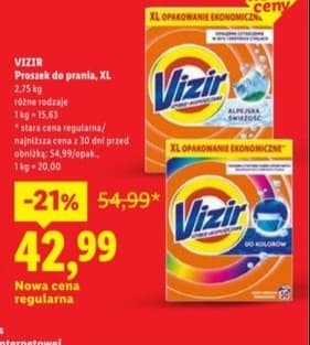 proszek do prania XL