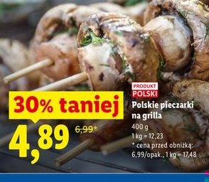 pieczarki na grilla