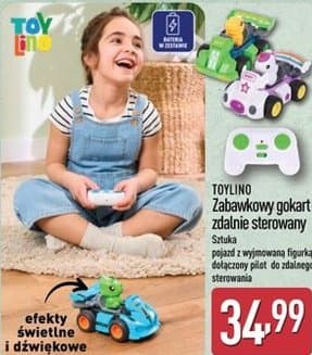 zabawkowy gokart zdalnie sterowany