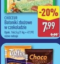 batoniki zbożowe w czekoladzie