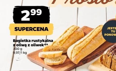 bagietka rustykalna z oliwą z oliwek