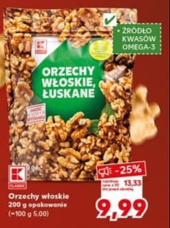 orzechy włoskie łuskane