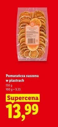 pomarańcza suszona w plastrach