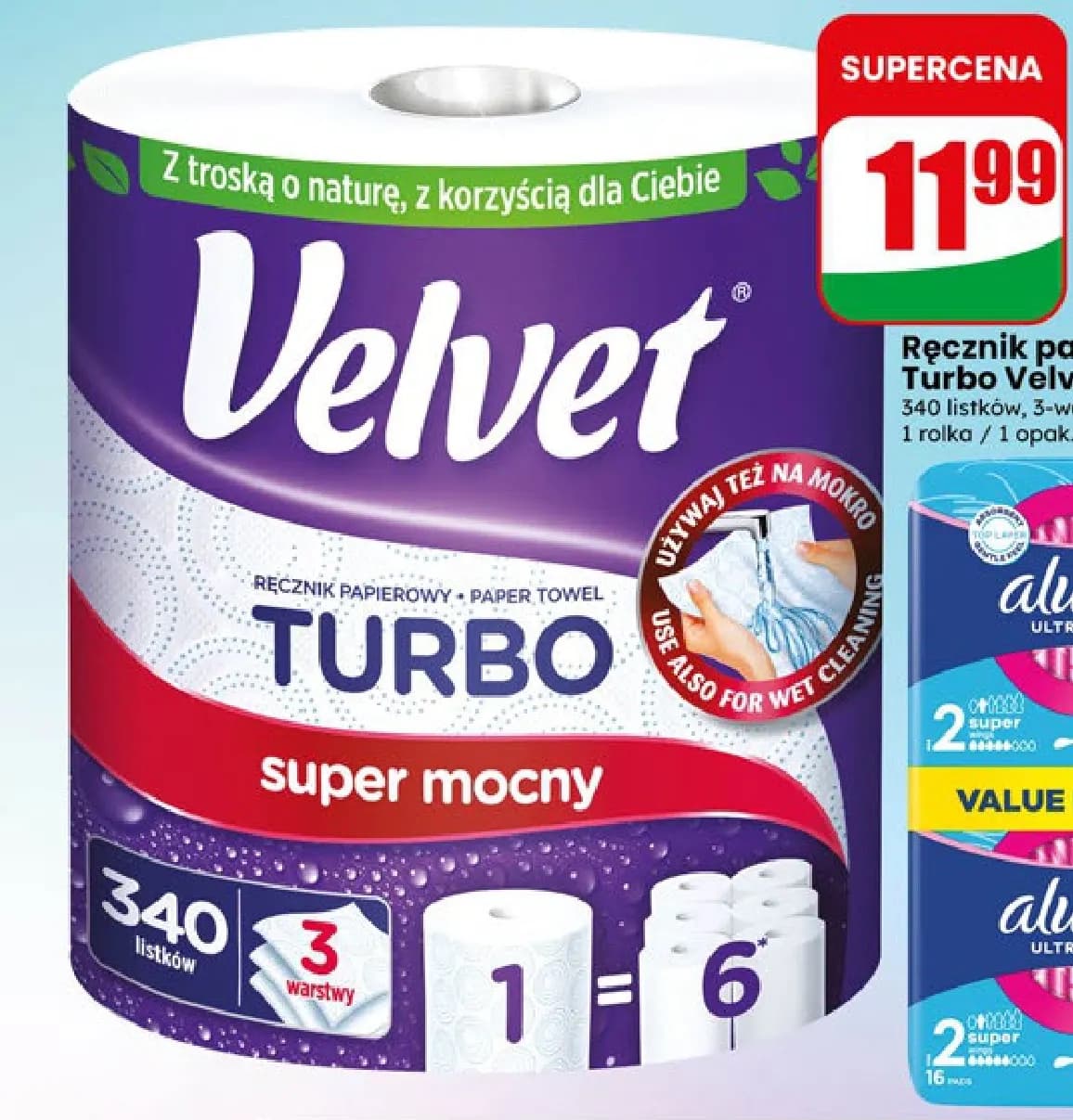 ręcznik papierowy turbo velvet