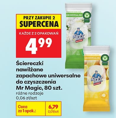 ściereczki nawilżane zapachowe uniwersalne do czyszczenia