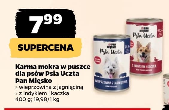 karma mokra w puszce dla psów Psia Uczta