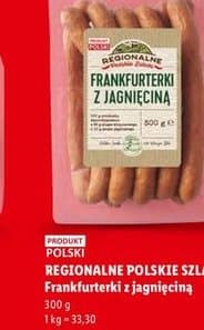 frankfurterki z jagnięciną