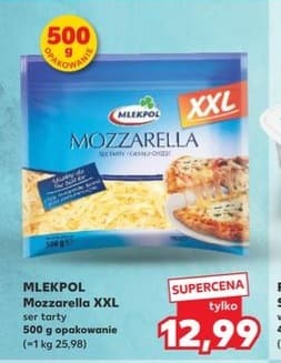 mozzarella XXL ser tarty
