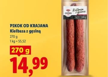 kiełbasa z gęsiną