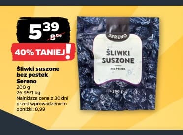 śliwki suszone bez pestek