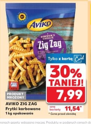 frytki karbowane