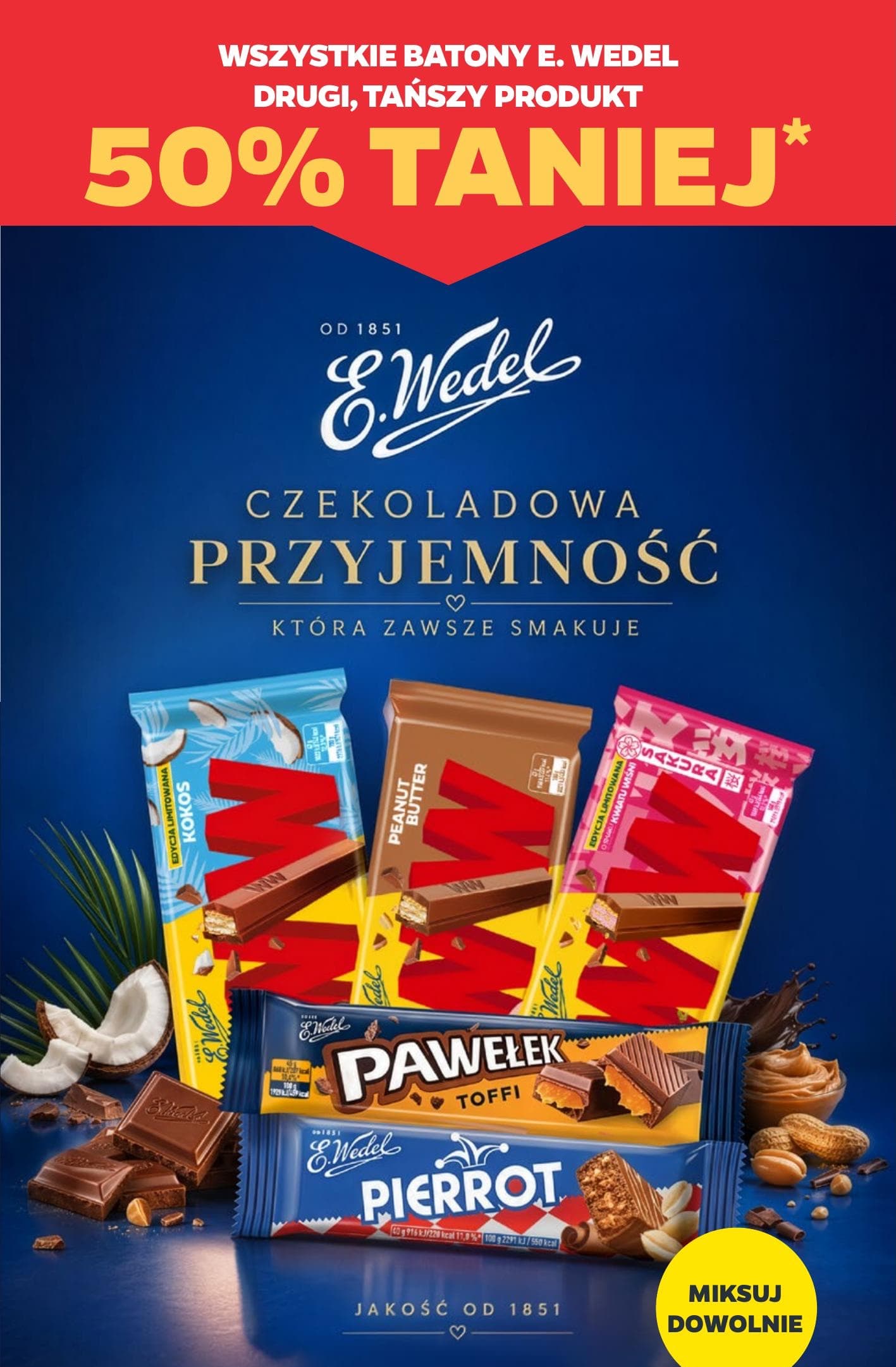 wszystkie batony