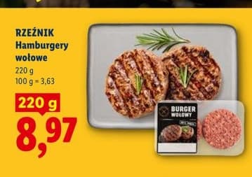 hamburgery wołowe