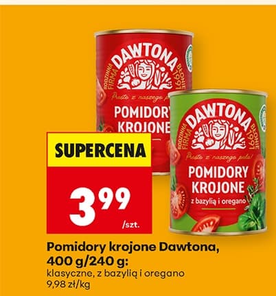 pomidory krojone z bazylią i oregano