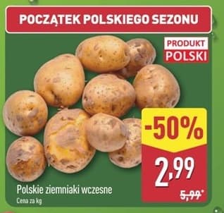 polskie ziemniaki wczesne
