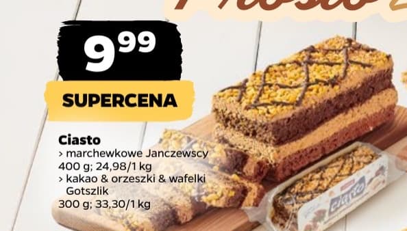 ciasto janczewscy marchewkowe, keks