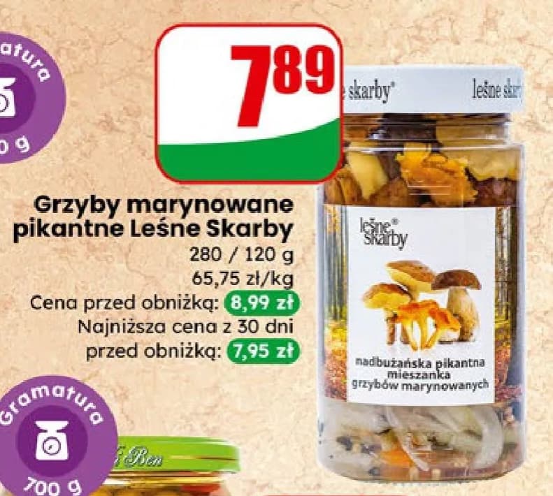 grzyby marynowane pikantne