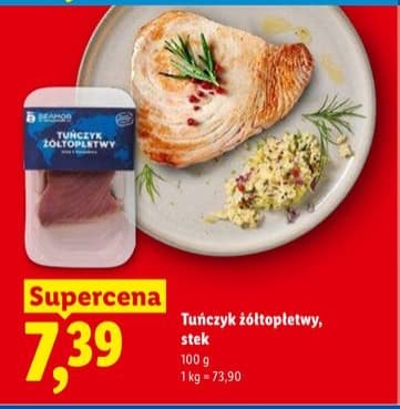 tuńczyk żółtopłetwy, stek