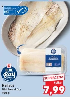 halibut filet bez skóry