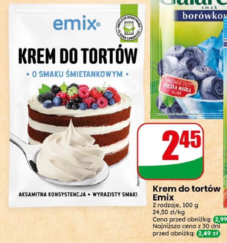 krem do tortów