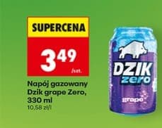 napój gazowany grape zero