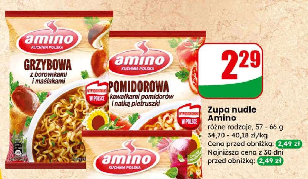 zupa nudle różne rodzaje