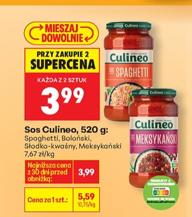 sos spaghetti, boloński, słodko-kwaśny, meksykański