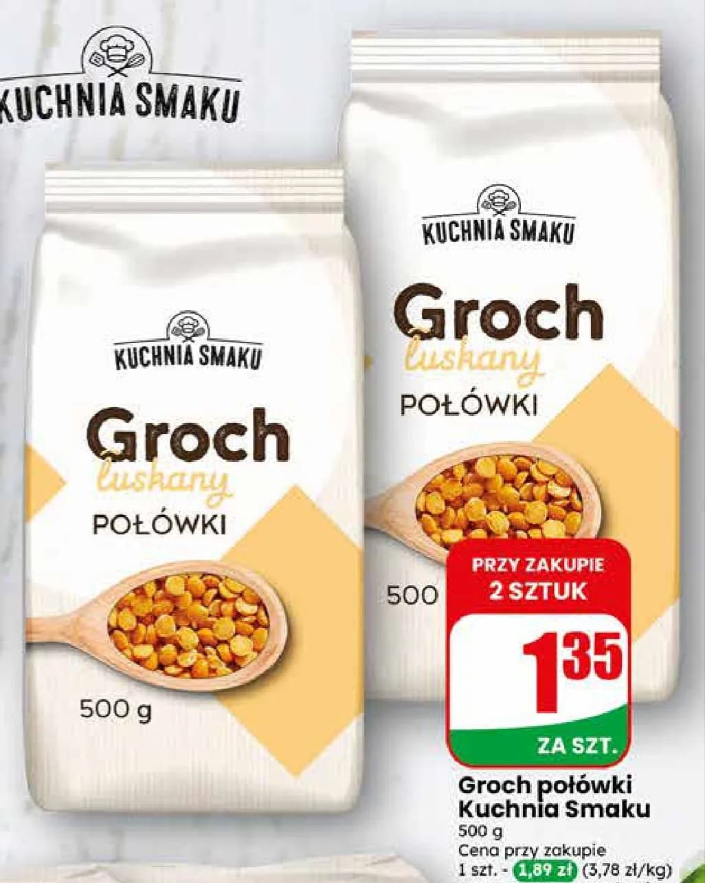 groch łuskany połówki