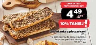 zapiekanka z pieczarkami