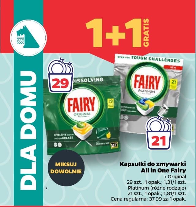 kapsułki do zmywarki all in one