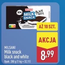 milk snack black and white