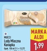 lody mleczna kanapka